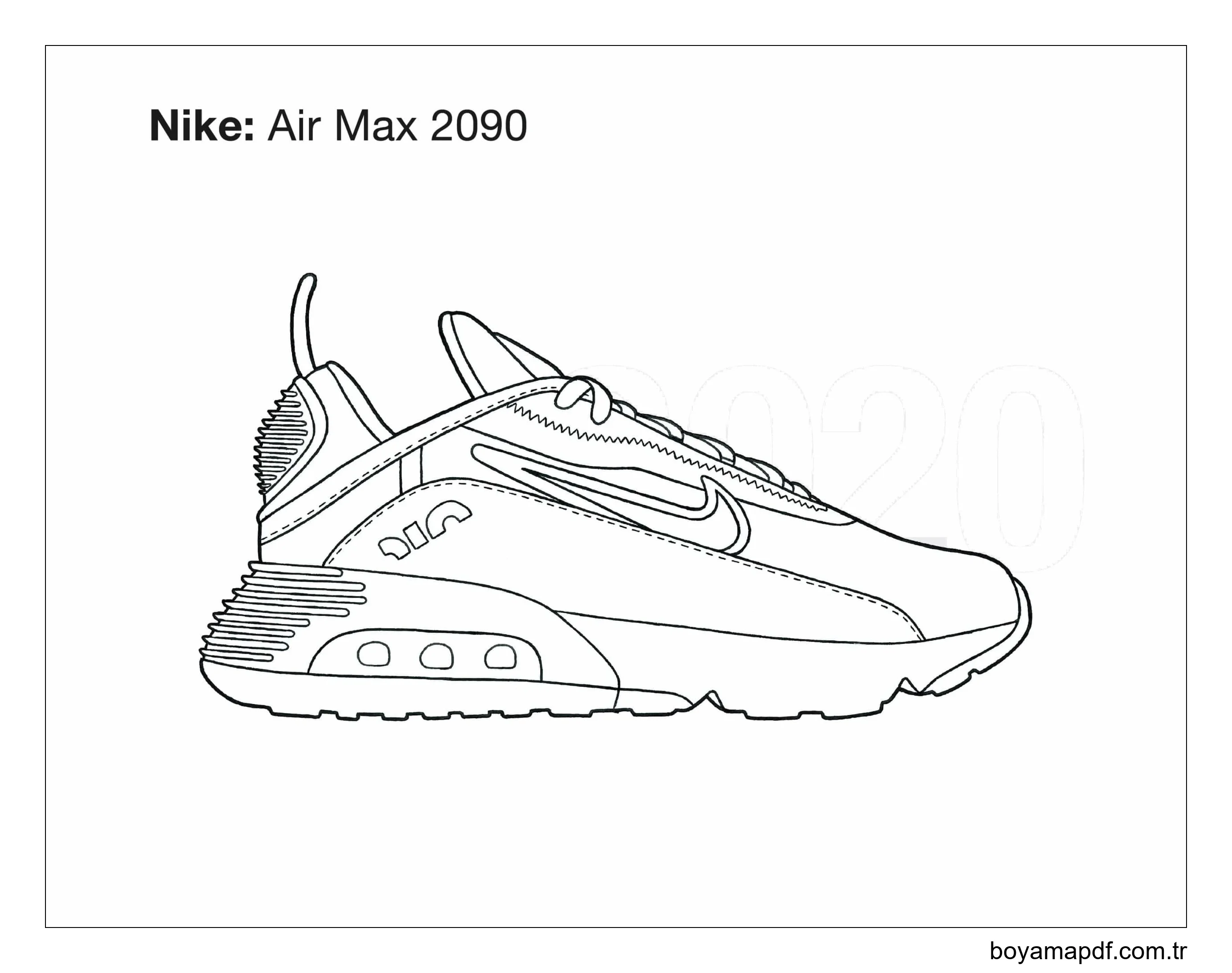 Nike Air Max 2090 Boyama Sayfası