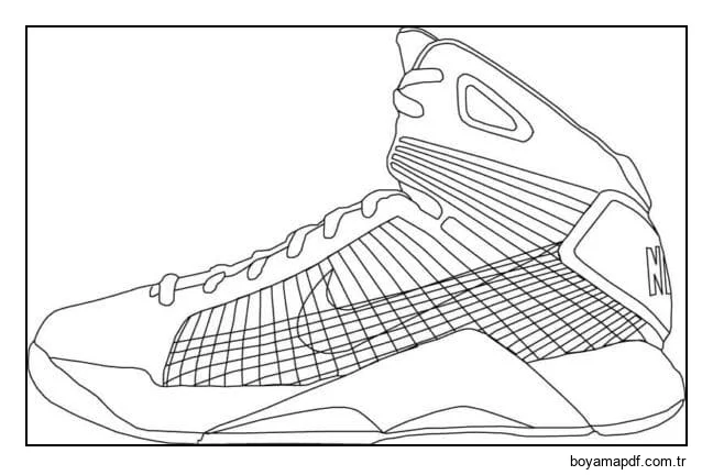 Nike grafik Boyama Sayfası