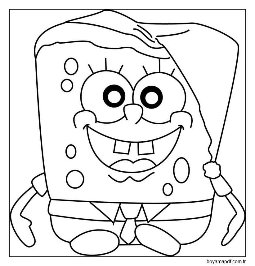 Noel'de Sünger bob Boyama Sayfası