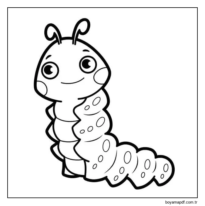 Normal Solucan Boyama Sayfası