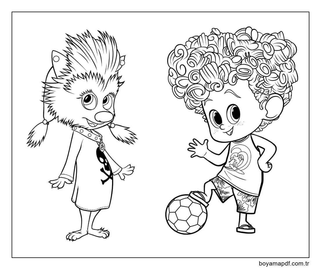 Otel Transilvanya Anahat Boyama Sayfası