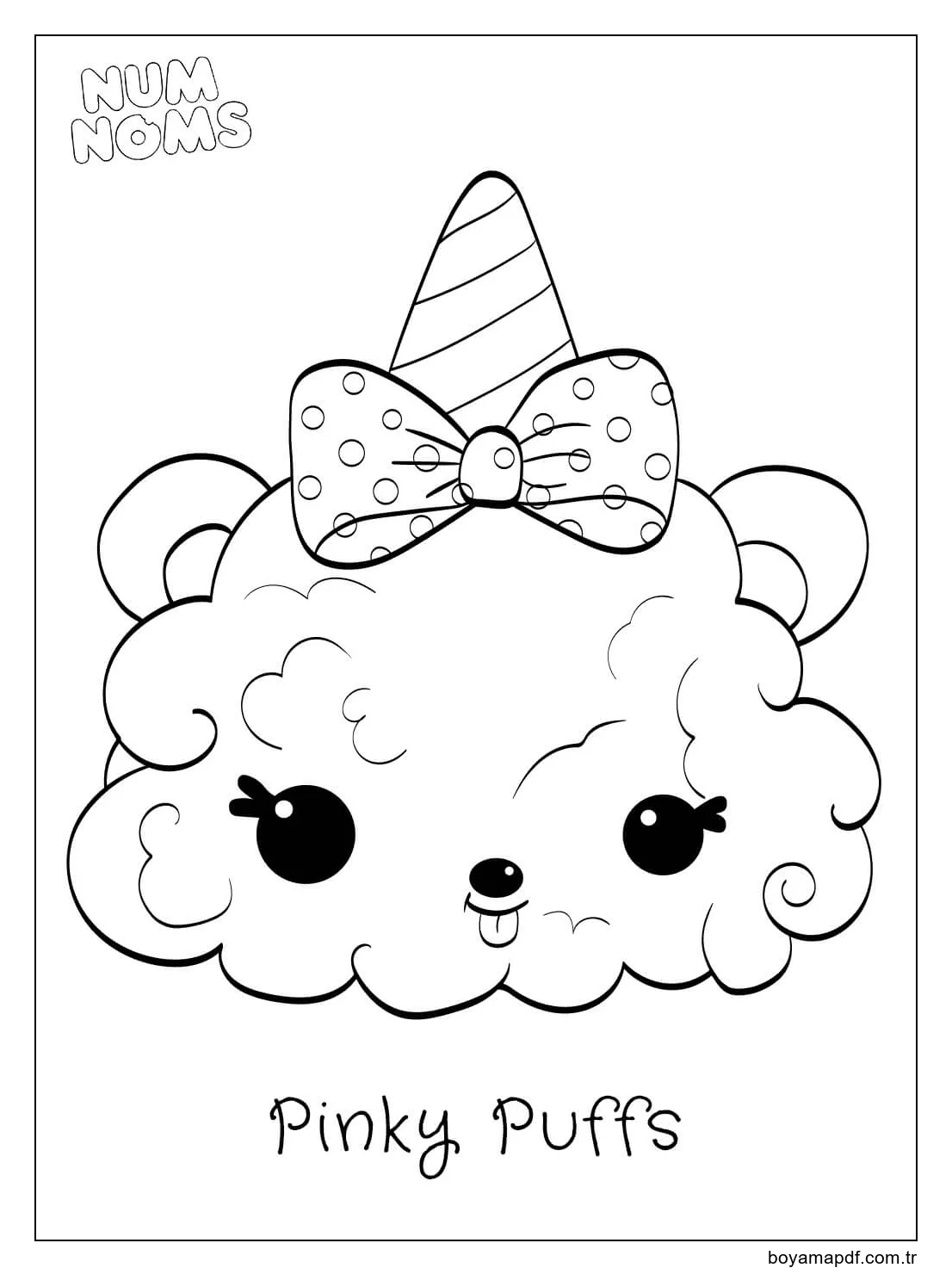 Pinky Ruffs Boyama Sayfası