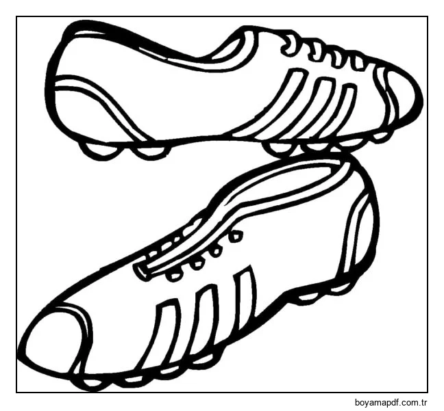 Sahada oynamak için botlar Boyama Sayfası