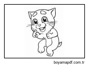 Sevimli Tom Boyama Sayfası
