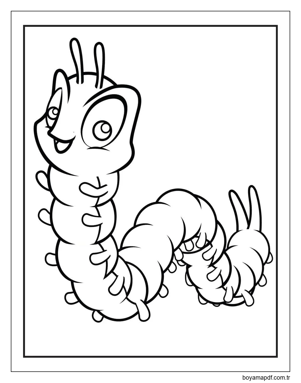 Solucansız Tasarım Boyama Sayfası