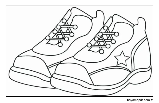 Sonbahar havası için sağlam botlar Boyama Sayfası