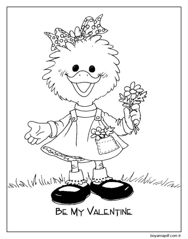 Suzy'nin Hayvanat Bahçesinden Suzy Ducken Boyama Sayfası