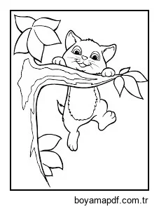 Tom'a Tırmanma Boyama Sayfası