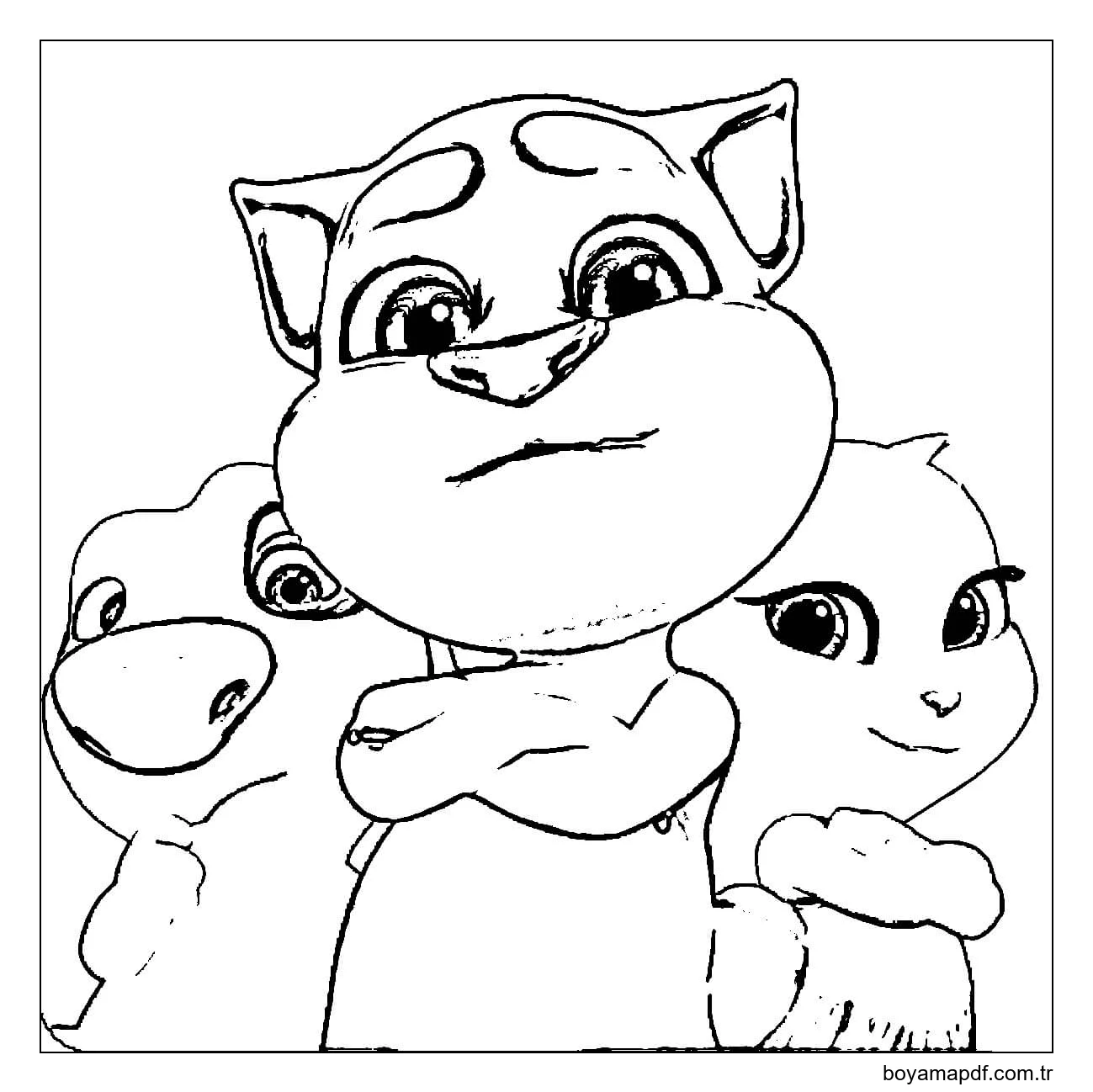 Tom Ve Çetesi Boyama Sayfası