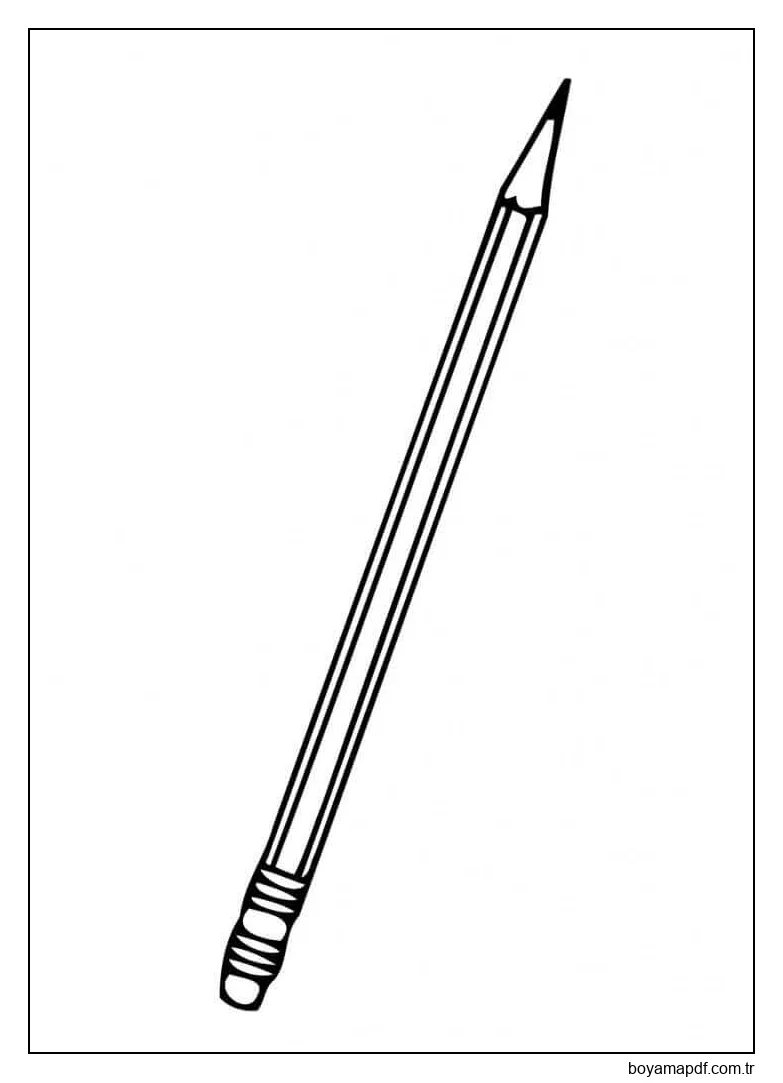 Uzun Kalem Boyama Sayfası