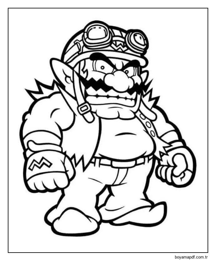 Wario Temel Boyama Sayfası
