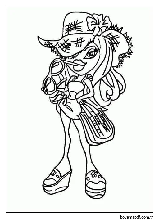 Yazdırılabilir Bratz Görüntü Boyama Sayfası