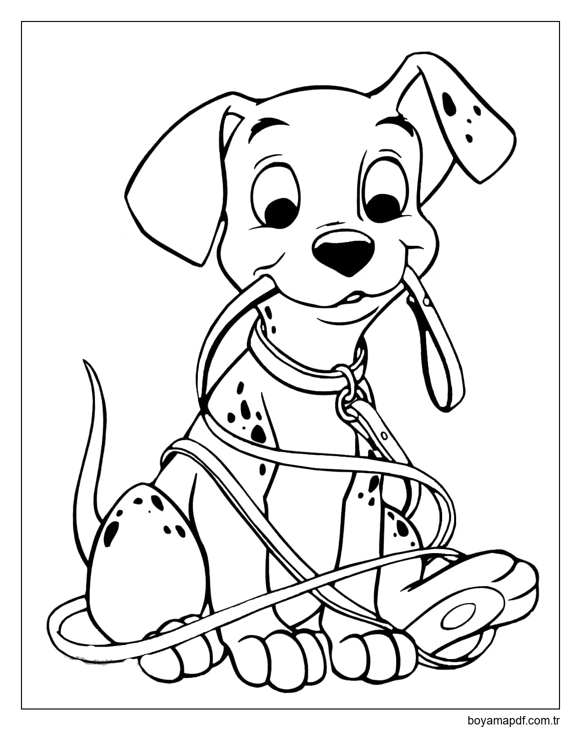 101 Dalmaçyalı Resim karakter çizimi
