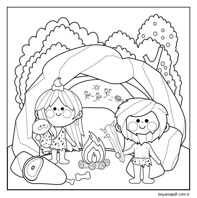 Aile Yaşı karakter çizimi