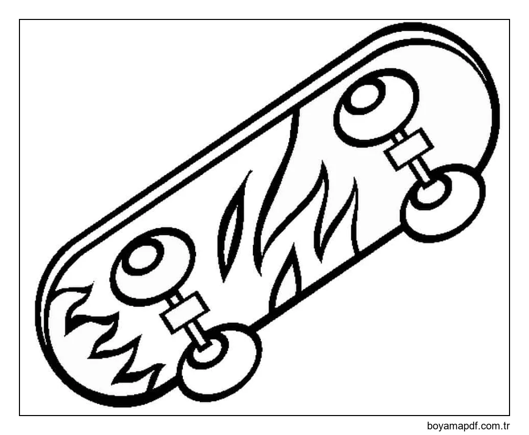 Alev Kaykay Boyama Sayfası