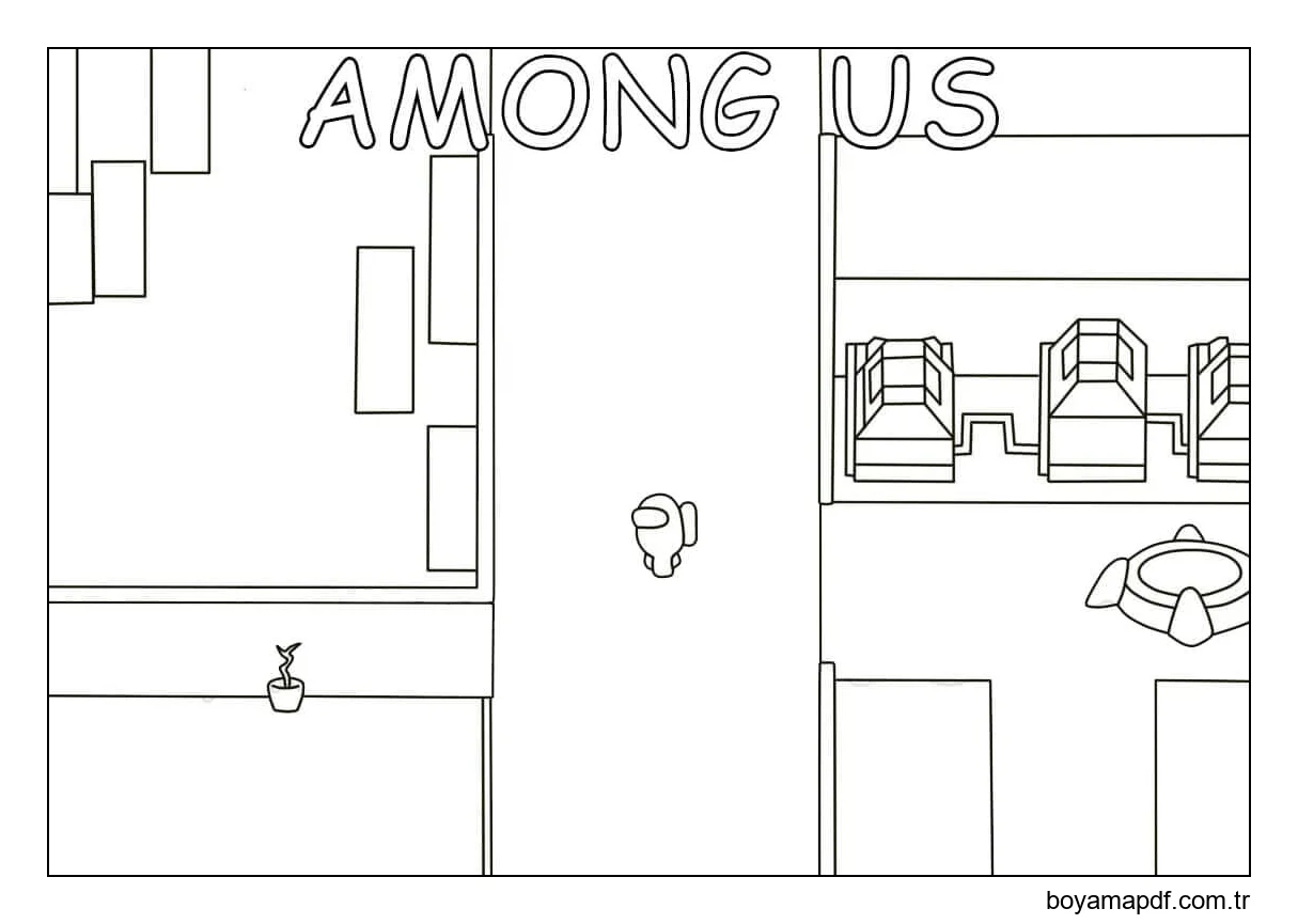 Aramızda Büyük Tekne karakter çizimi