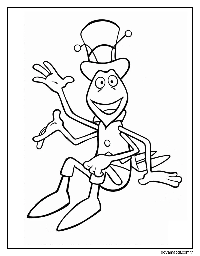 Arı Maya'dan Flip Boyama Sayfası