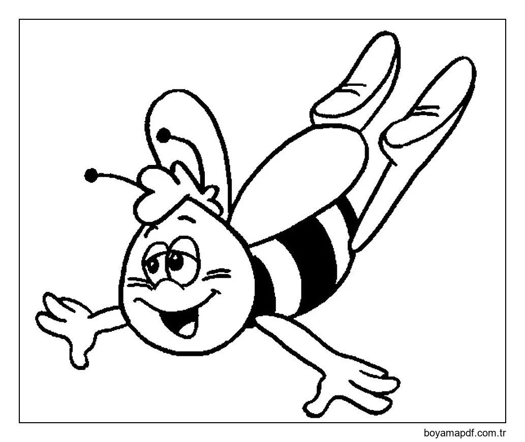 Arı Willy Boyama Sayfası