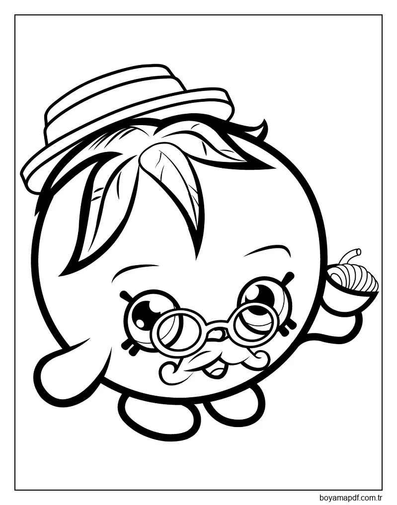 Baba Domates karakter çizimi