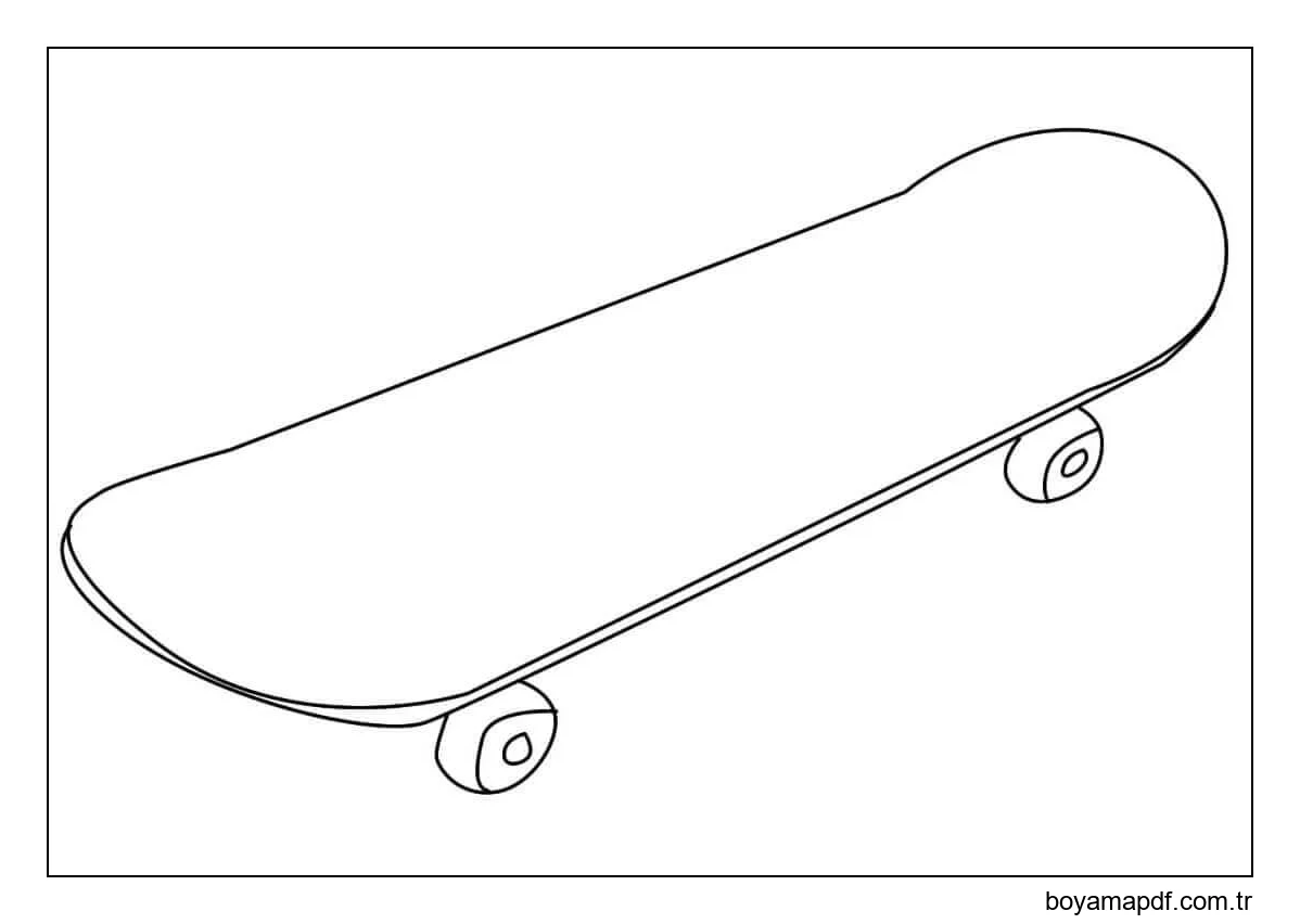 Basit Kaykay Boyama Sayfası