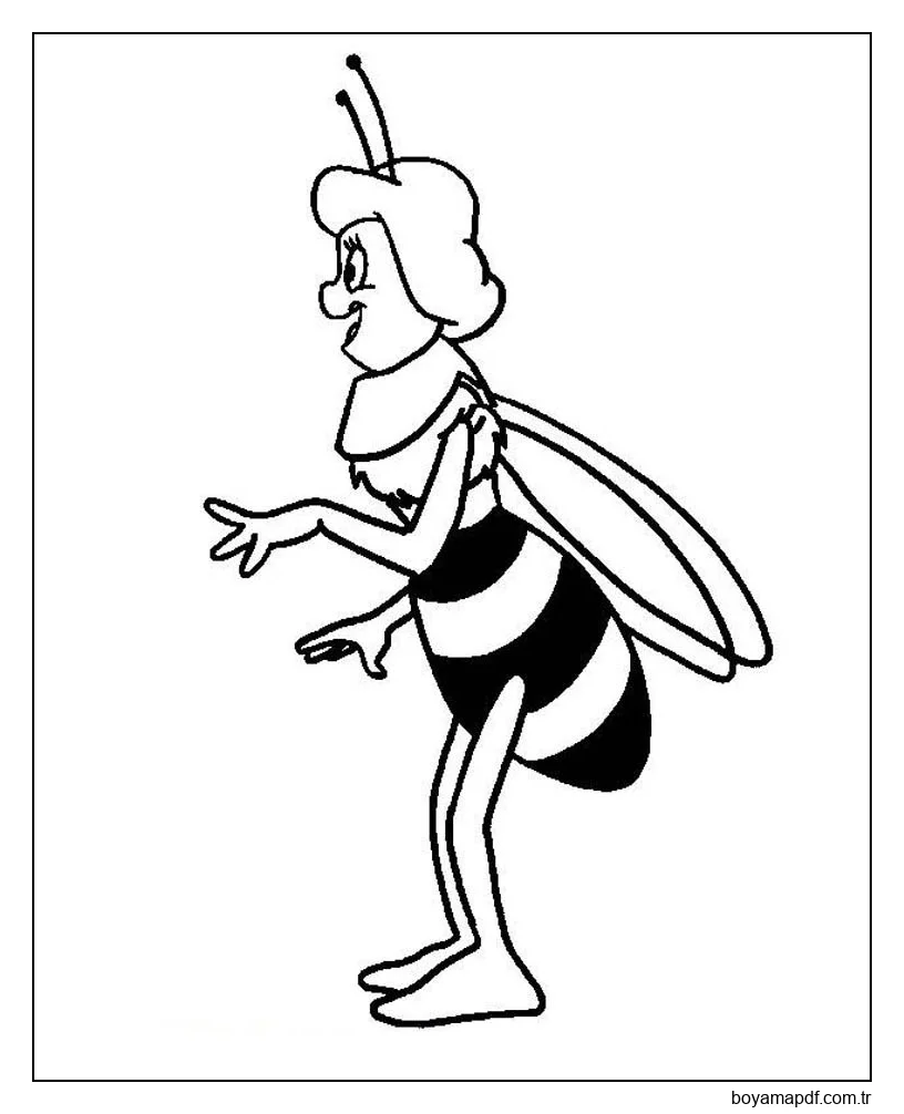 Bayan Cassandra Gülümseyerek Boyama Sayfası