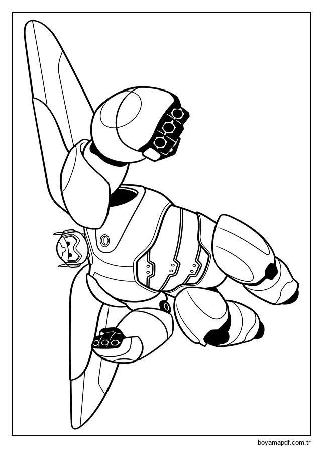 Baymax 2.0 karakter çizimi