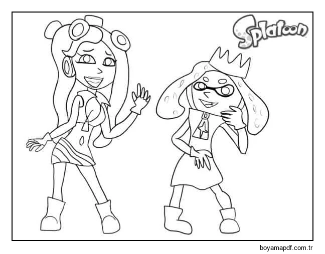 Bazen Kızlar Dans Etmeyi Sever karakter çizimi