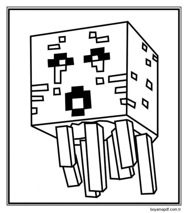 Bir denizanasının yakın çekimi Boyama Sayfası