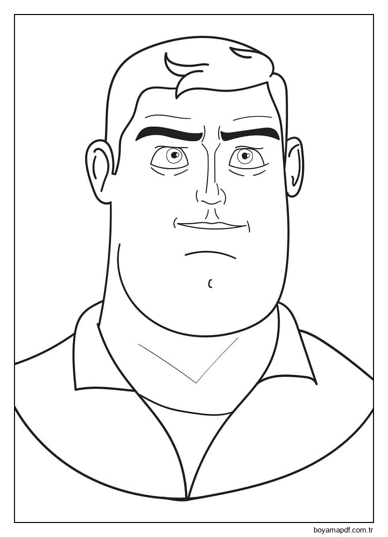 Buzz Lightyear'nın Yüzü karakter çizimi