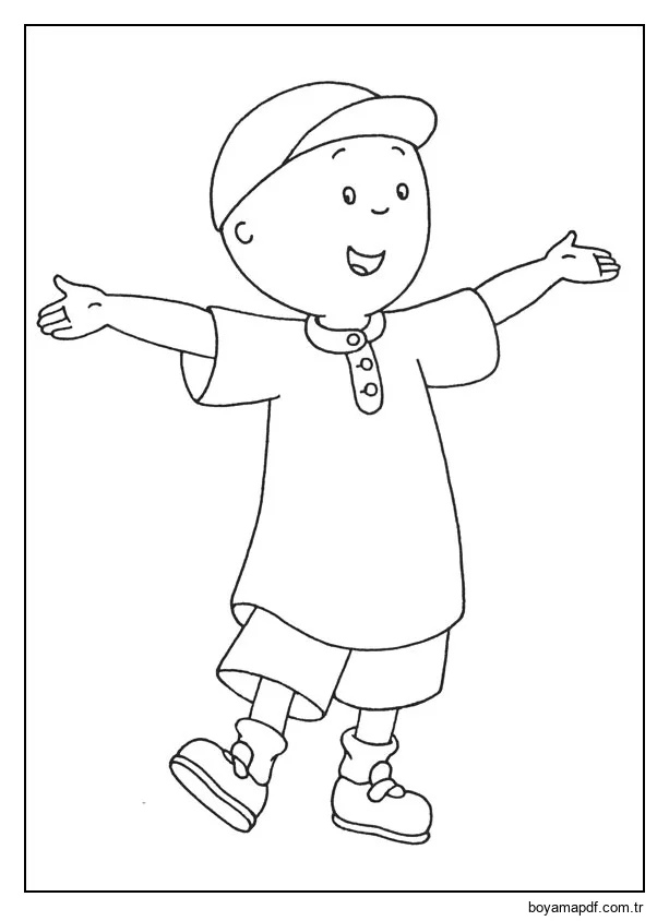 Caillou Boyama Sayfası