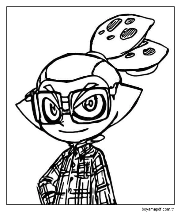 Callie de Sanata Çok Düşkün karakter çizimi