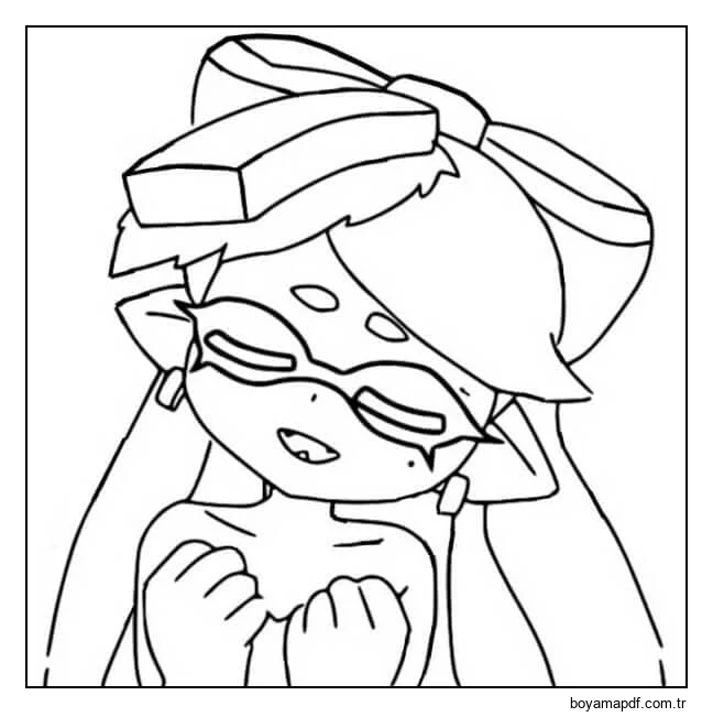 Callie Zaferinden Gerçekten Mutlu karakter çizimi