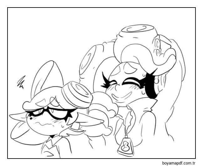 Callie Zaman Zaman İnsanlarla Eğleniyor, Bu da Marie'yi Çok Rahatsız Ediyor karakter çizimi