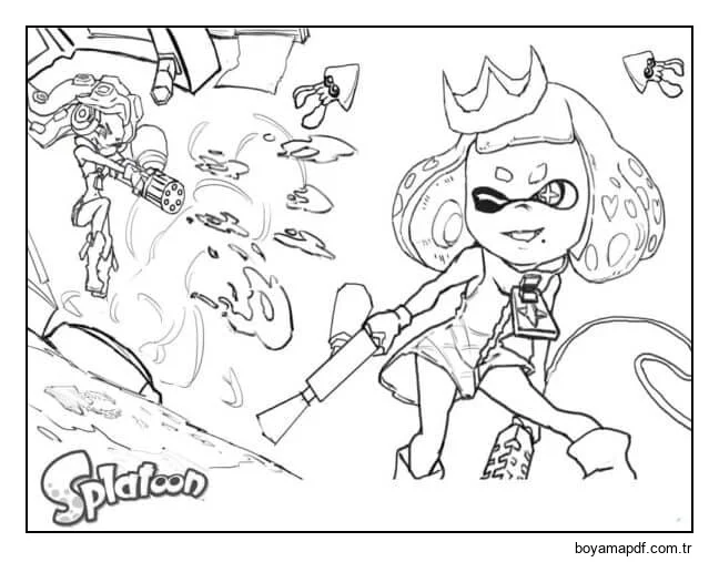 Ciddi Boya Çekimi karakter çizimi