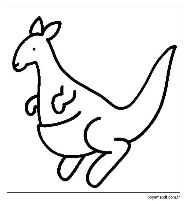 Çizmek Kanguru 3 karakter çizimi