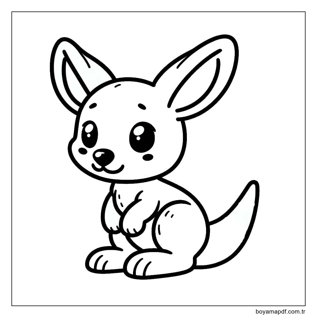 Çizmek Kanguru 8 karakter çizimi