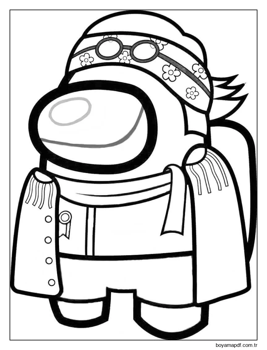 Coby Among Us karakter çizimi