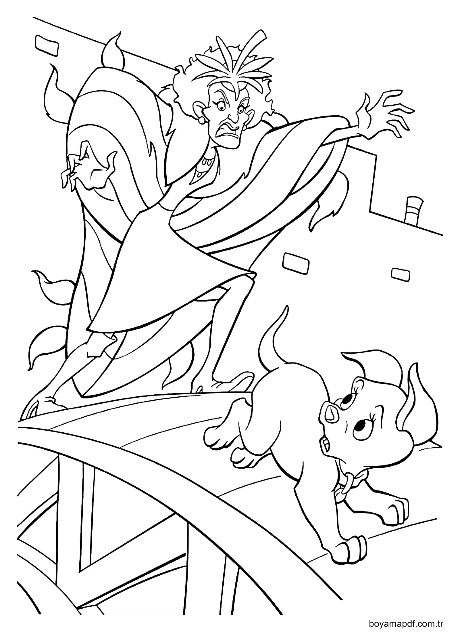 Dalmaçyalı Resmi Yazdır karakter çizimi