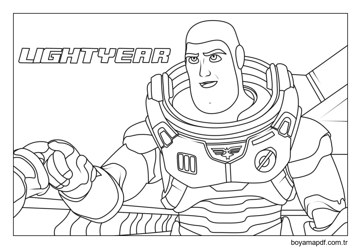 Disney Lightyear karakter çizimi