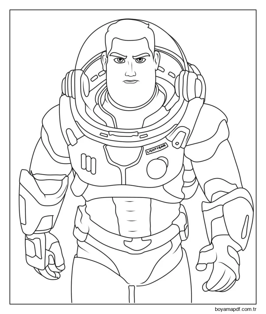 Disney Pixar Lightyear karakter çizimi