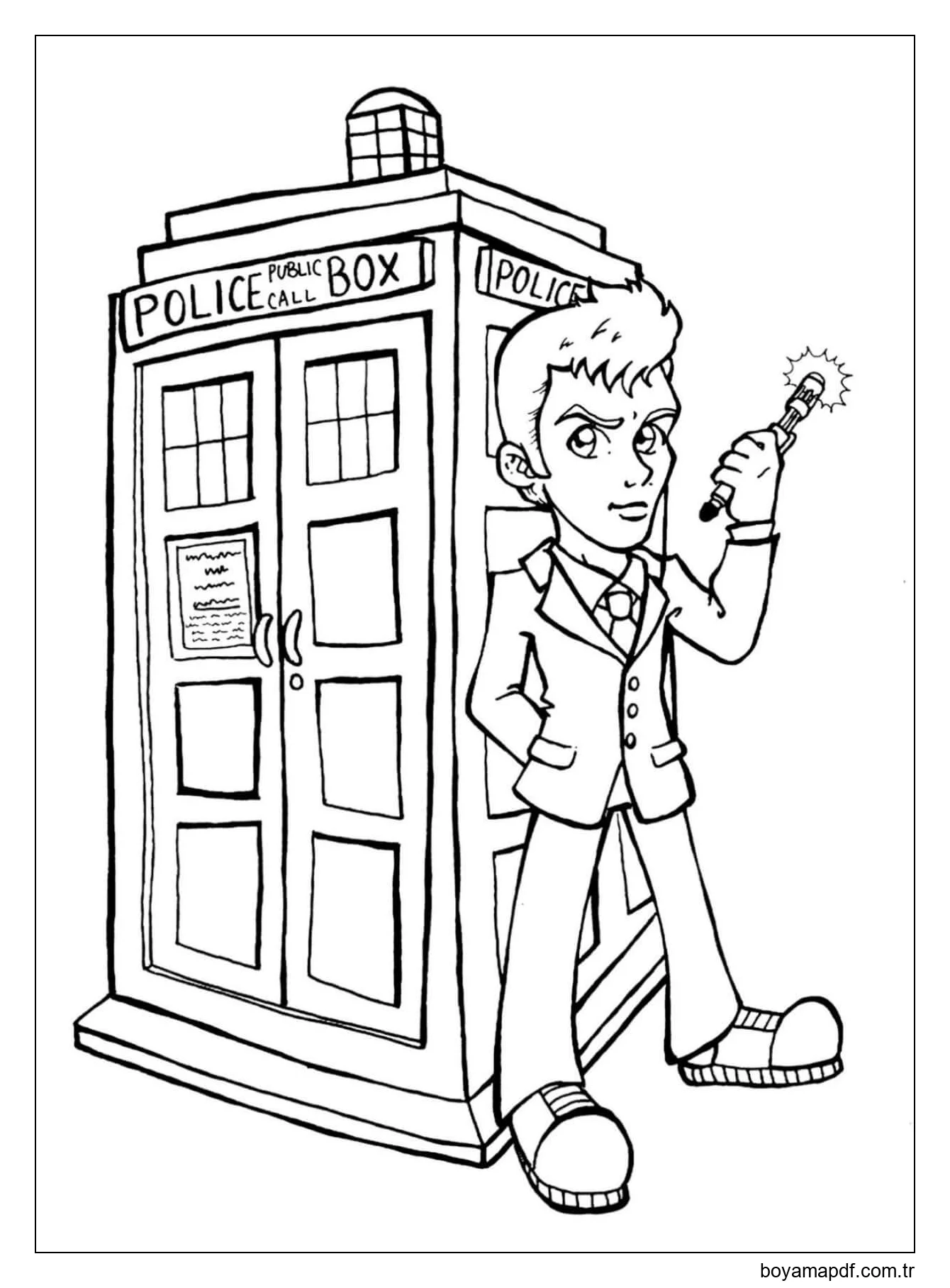 Doktor Who Boyama Sayfası