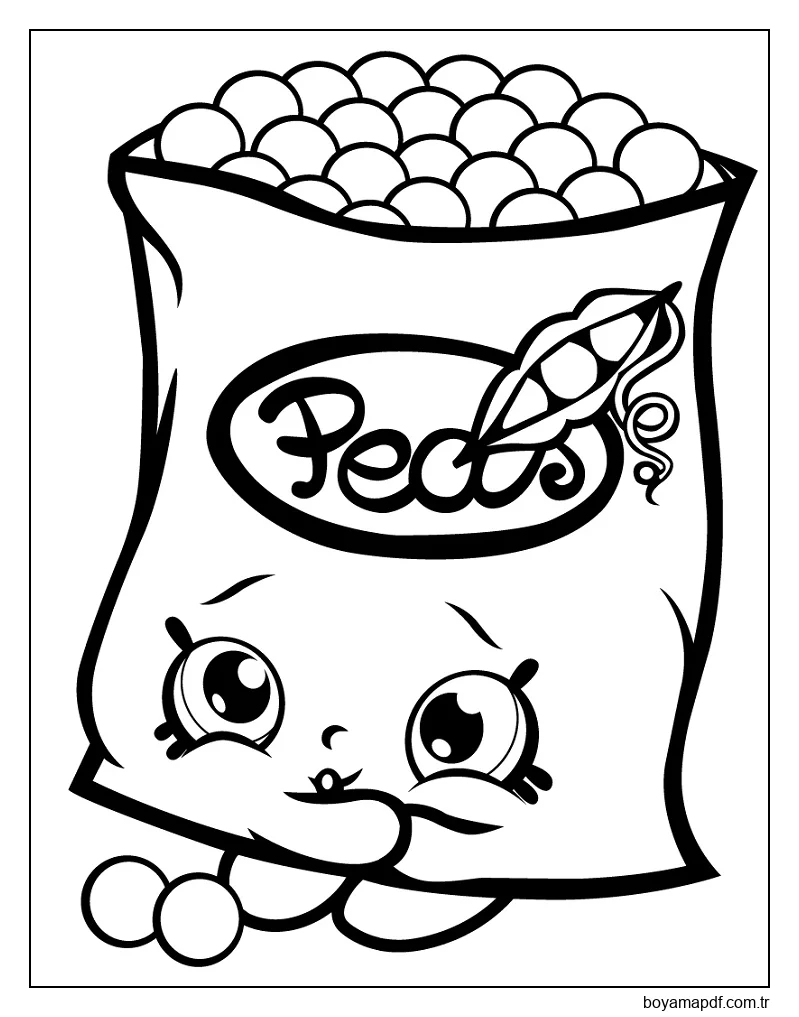 Dondurucu Peazy karakter çizimi