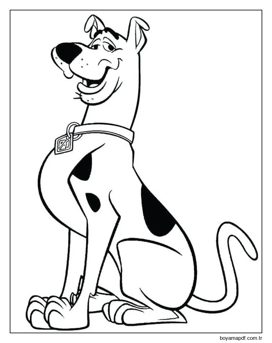 Eğlenceli Scooby Doo karakter çizimi