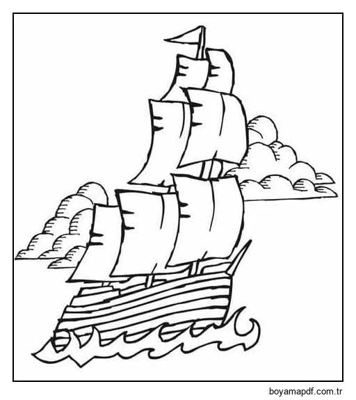 Gemi Anahat karakter çizimi