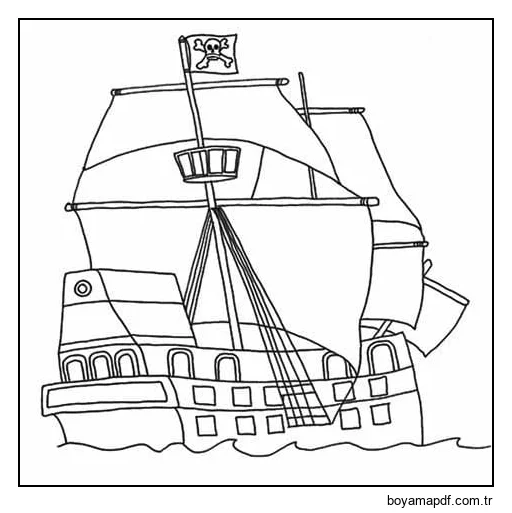 Gemi karakter çizimi