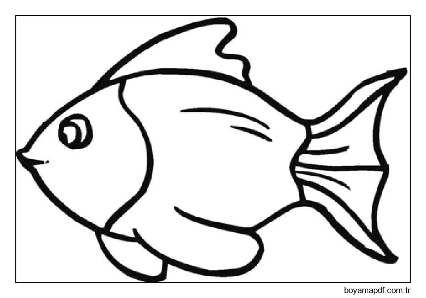 Gülümseme Japon Balığı karakter çizimi