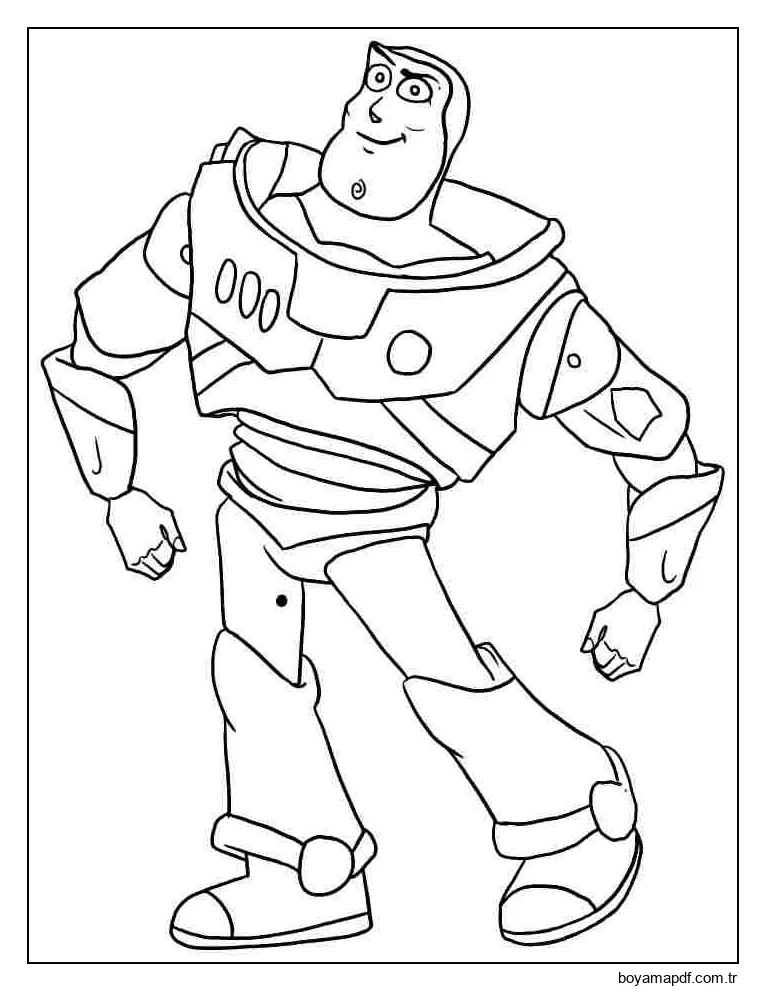 Harika Buzz Işık Yılı karakter çizimi