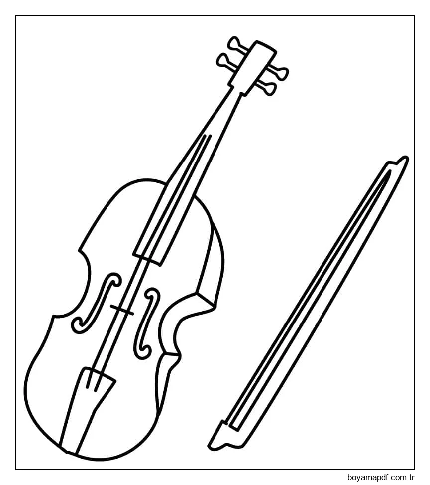 Kolay Keman karakter çizimi