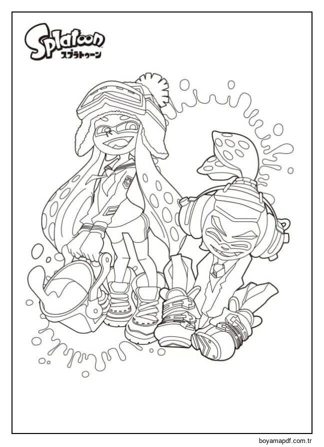 Komik Kalamar Kardeşler karakter çizimi