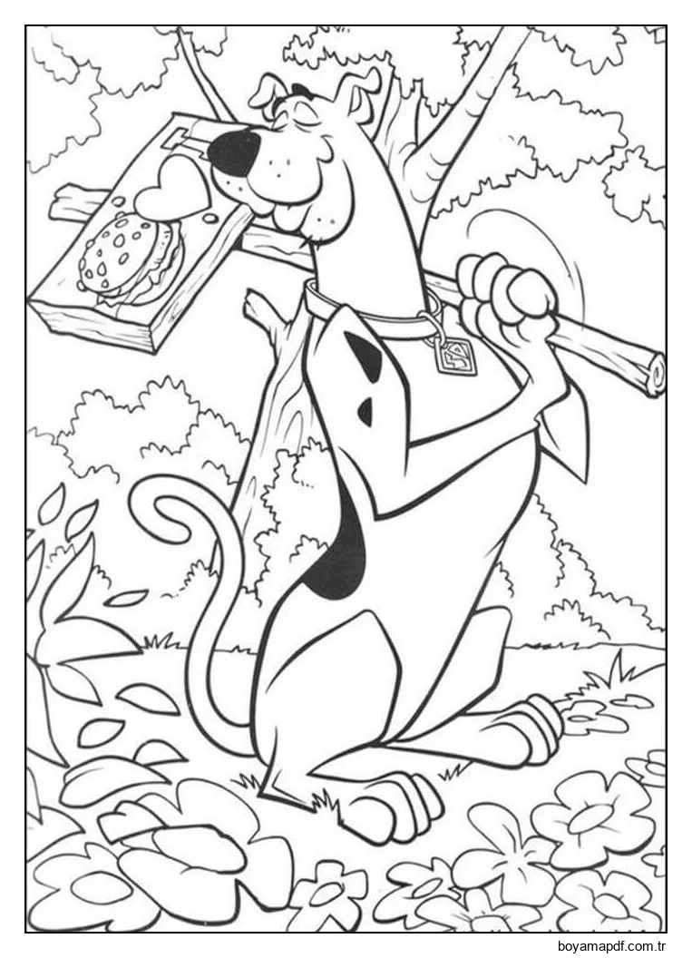 Komik Scooby Doo karakter çizimi